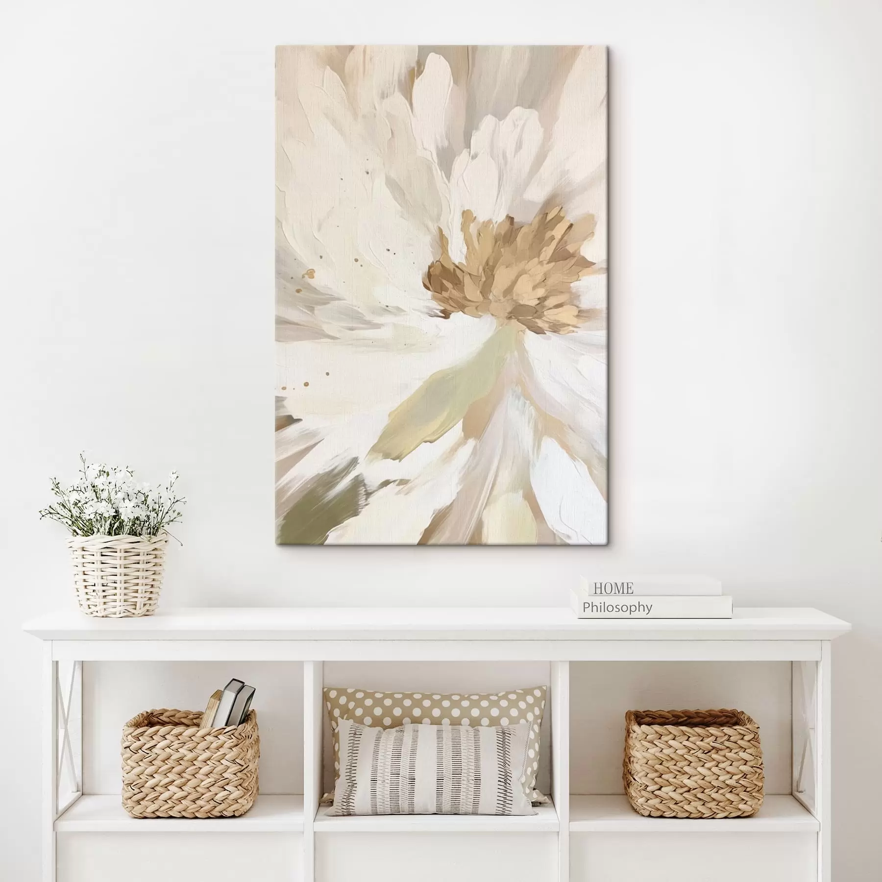 fototapet Floare albă s43244