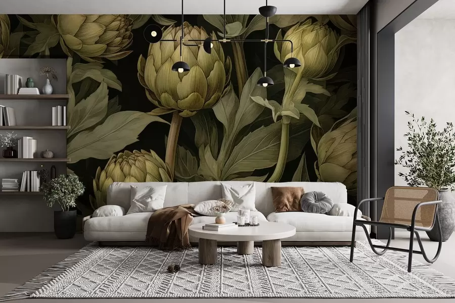 fototapet Eleganță în grădina de anghinare w03628