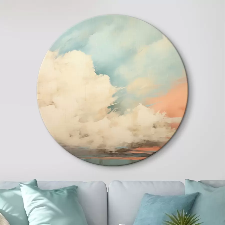 Tablouri Ceață abstractă peste mare în stilul picturii acrilice r43952