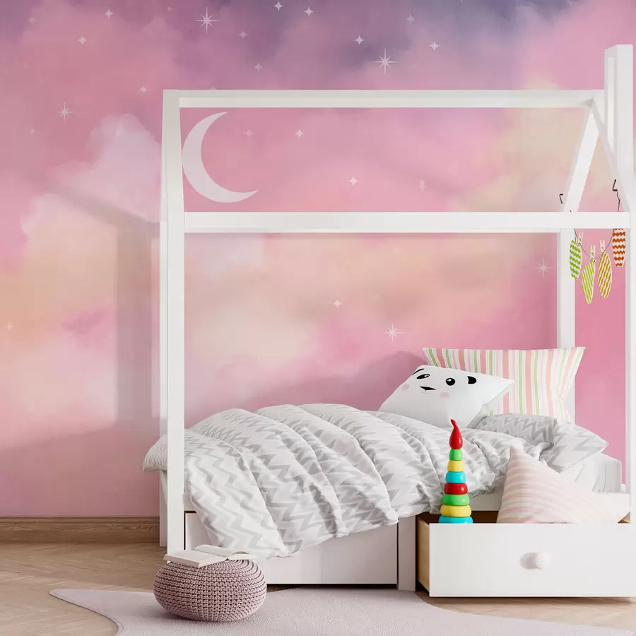 Tablouri Cer roz magic w03708