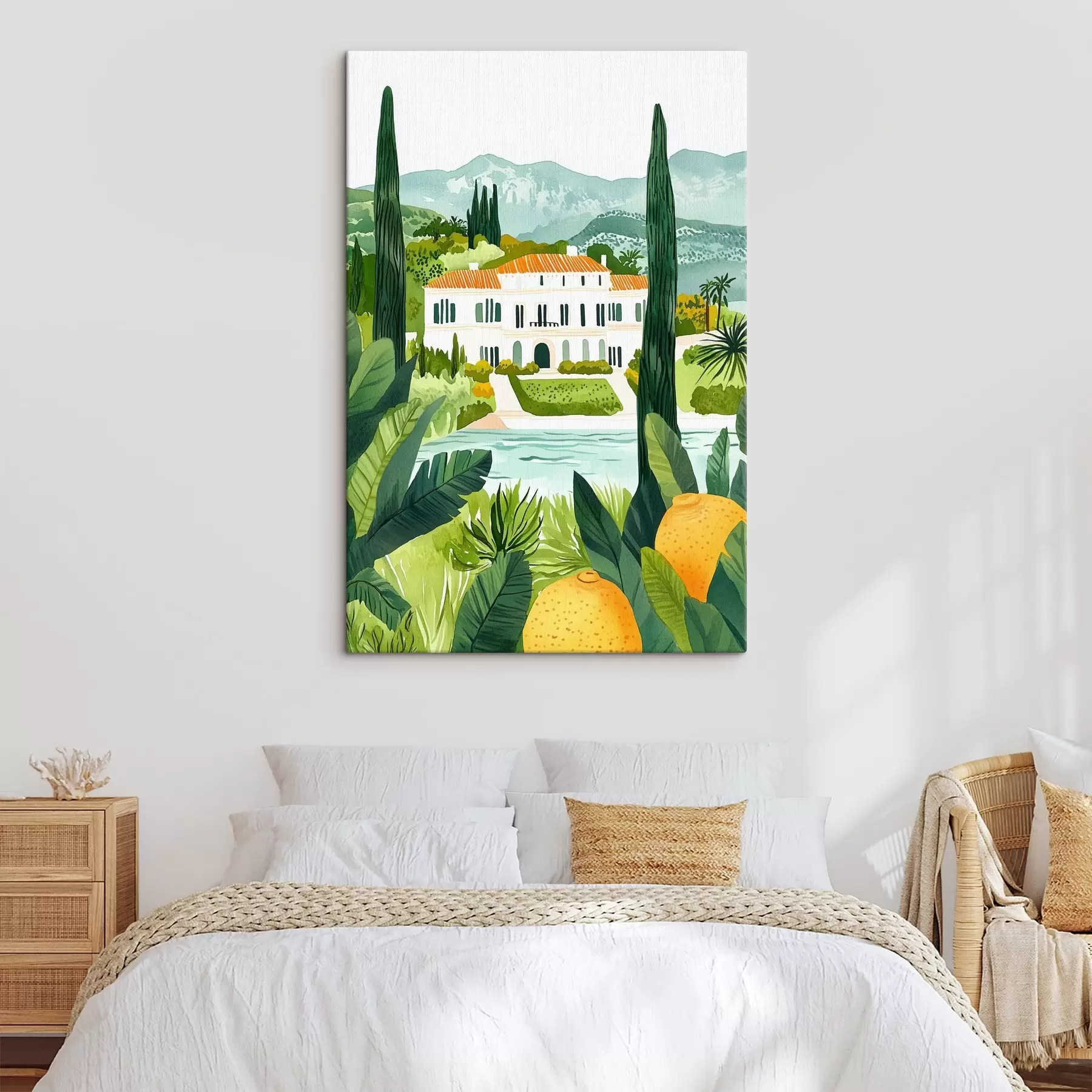 Tablouri Spania, peisaje de vară, lămâi, arhitectural, tropical s44026