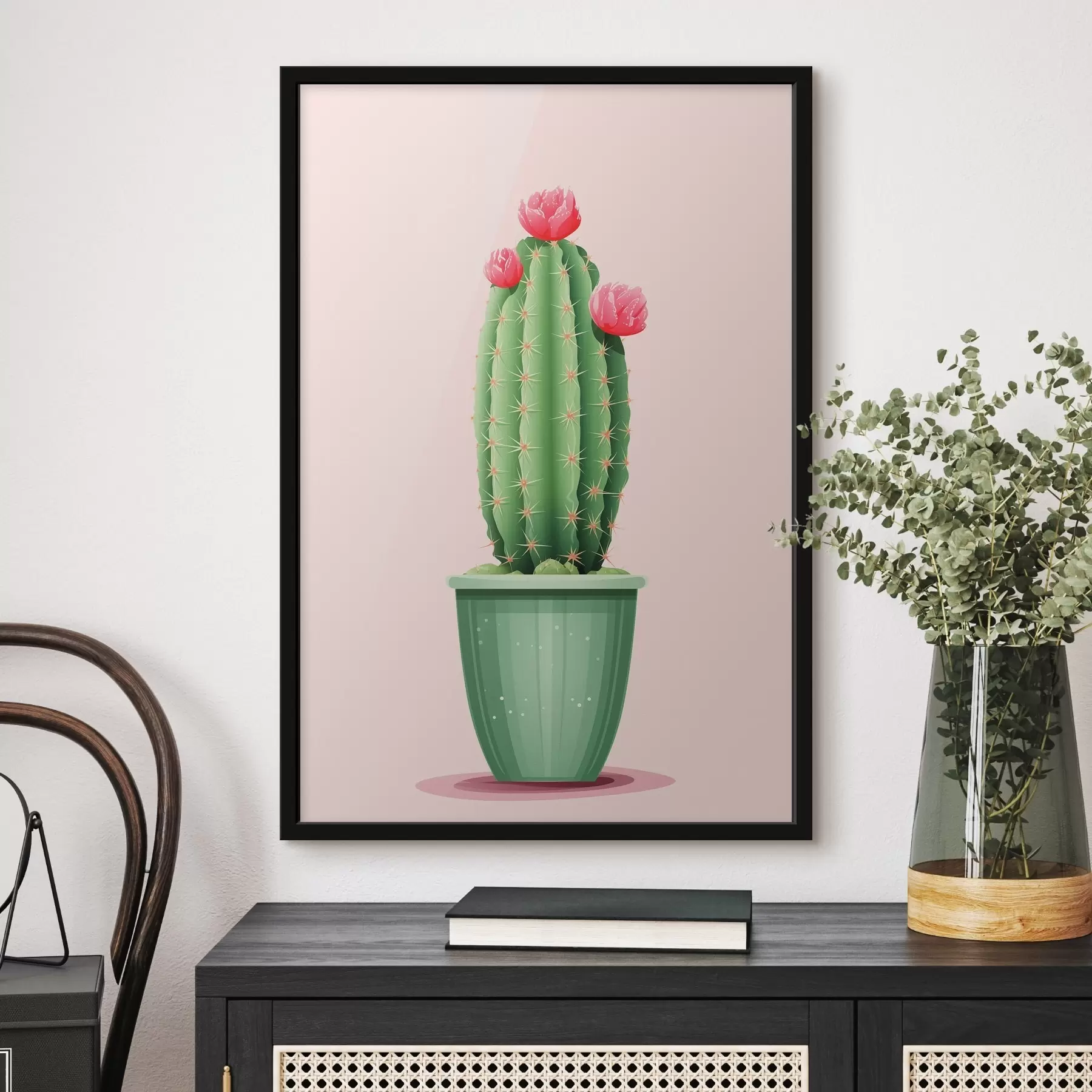 fototapet Cactus într-un ghiveci f43999