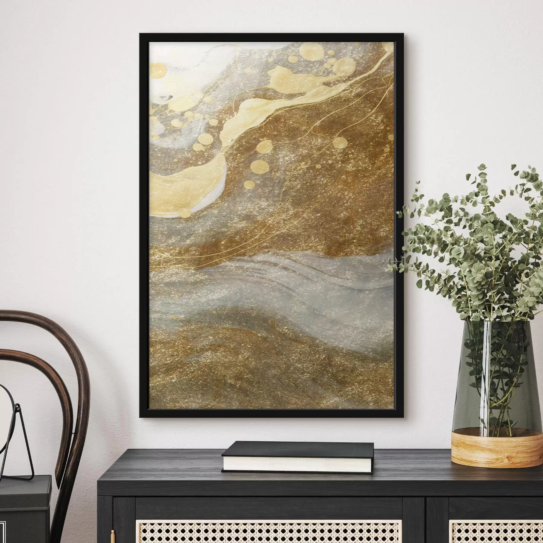 Tablouri Valuri abstracte de acuarelă f44003