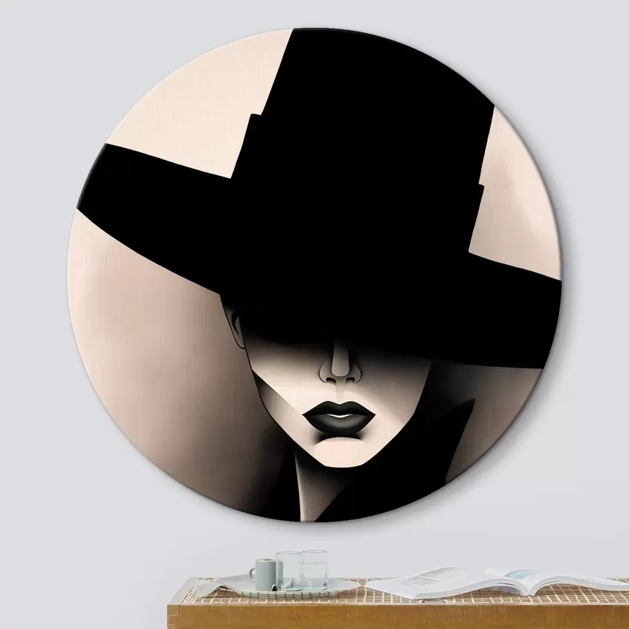 Tablouri Femeie cu pălărie r44108