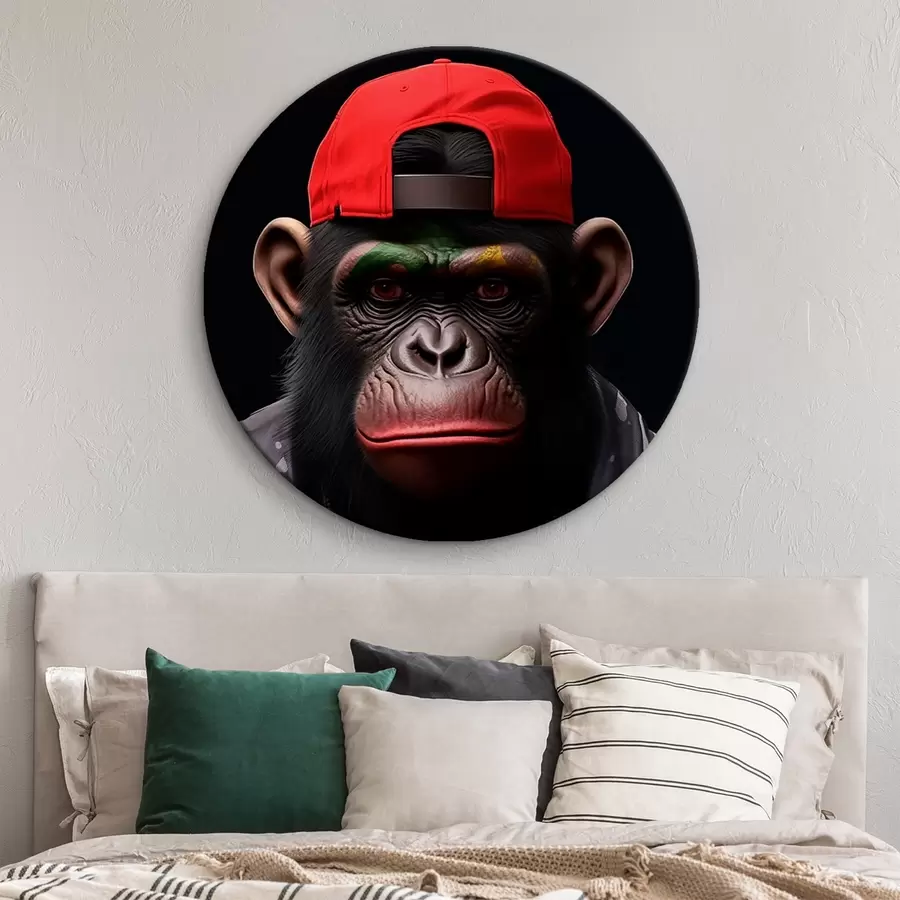 Tablouri Maimuță în șapcă r44110