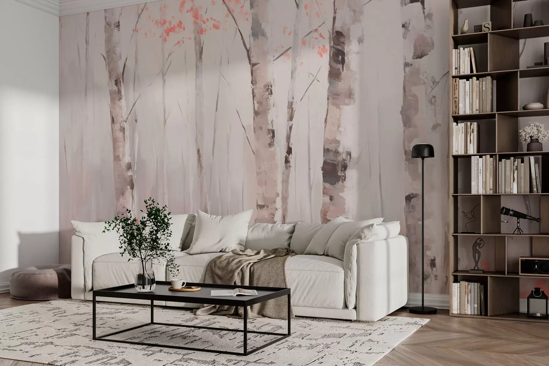 fototapet Pădurea Birch w03746
