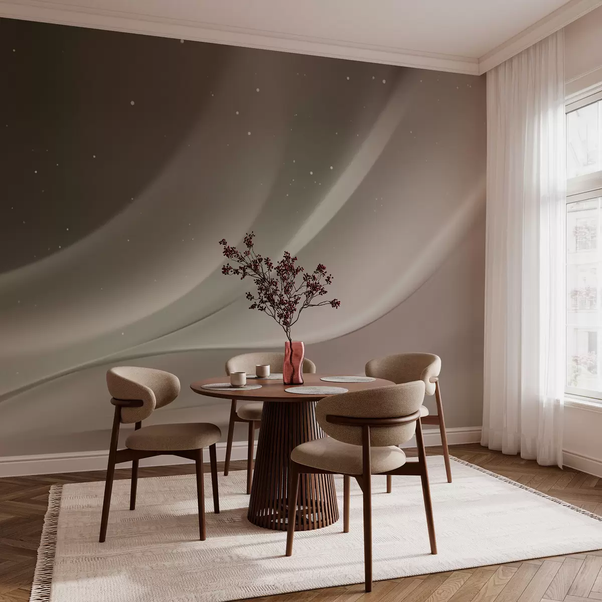 fototapet Valuri abstracte Aurora w03751v1