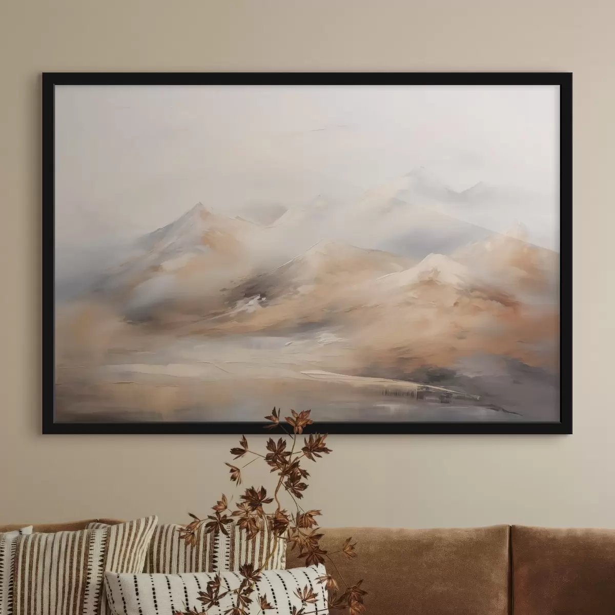 Poster Pictura de imitație a munților f44125