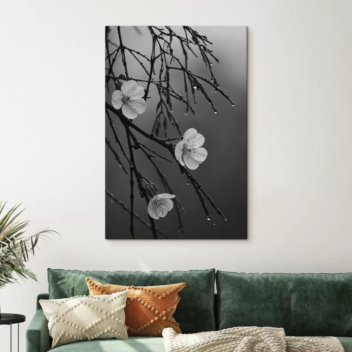 Tablouri Flori pe ramuri după ploaie s44098