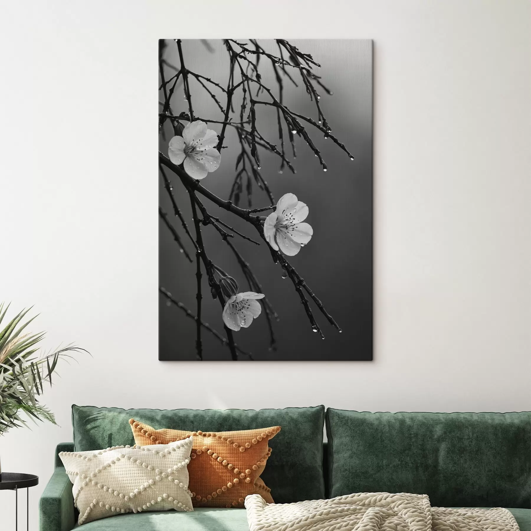 Tablouri Flori pe ramuri după ploaie s44098