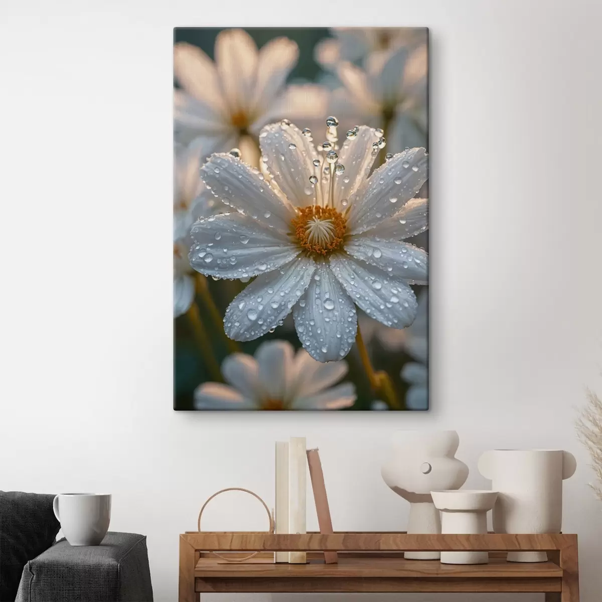 Tablouri Mușețel cu rouă s44101