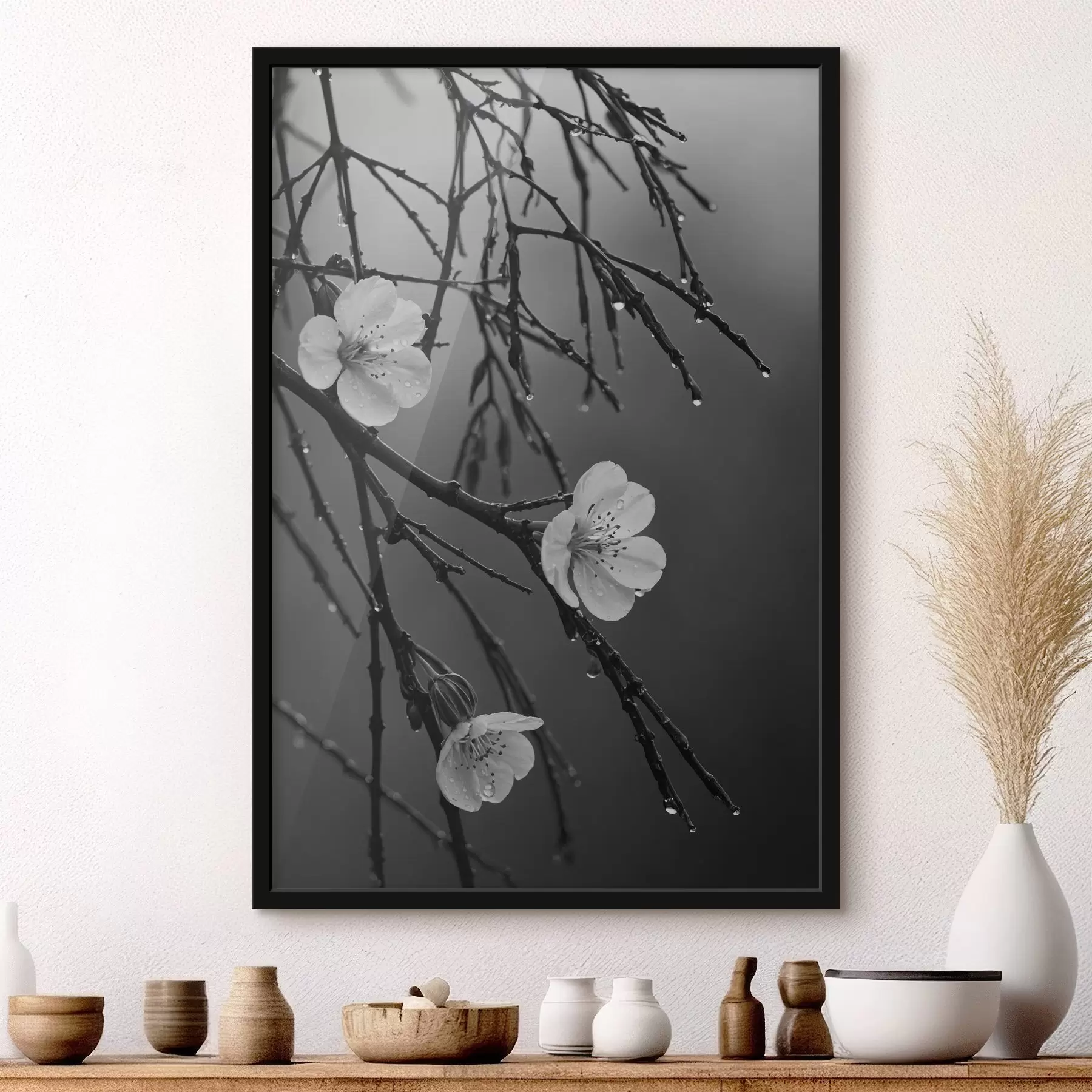 Tablouri Flori pe ramuri după ploaie f44098