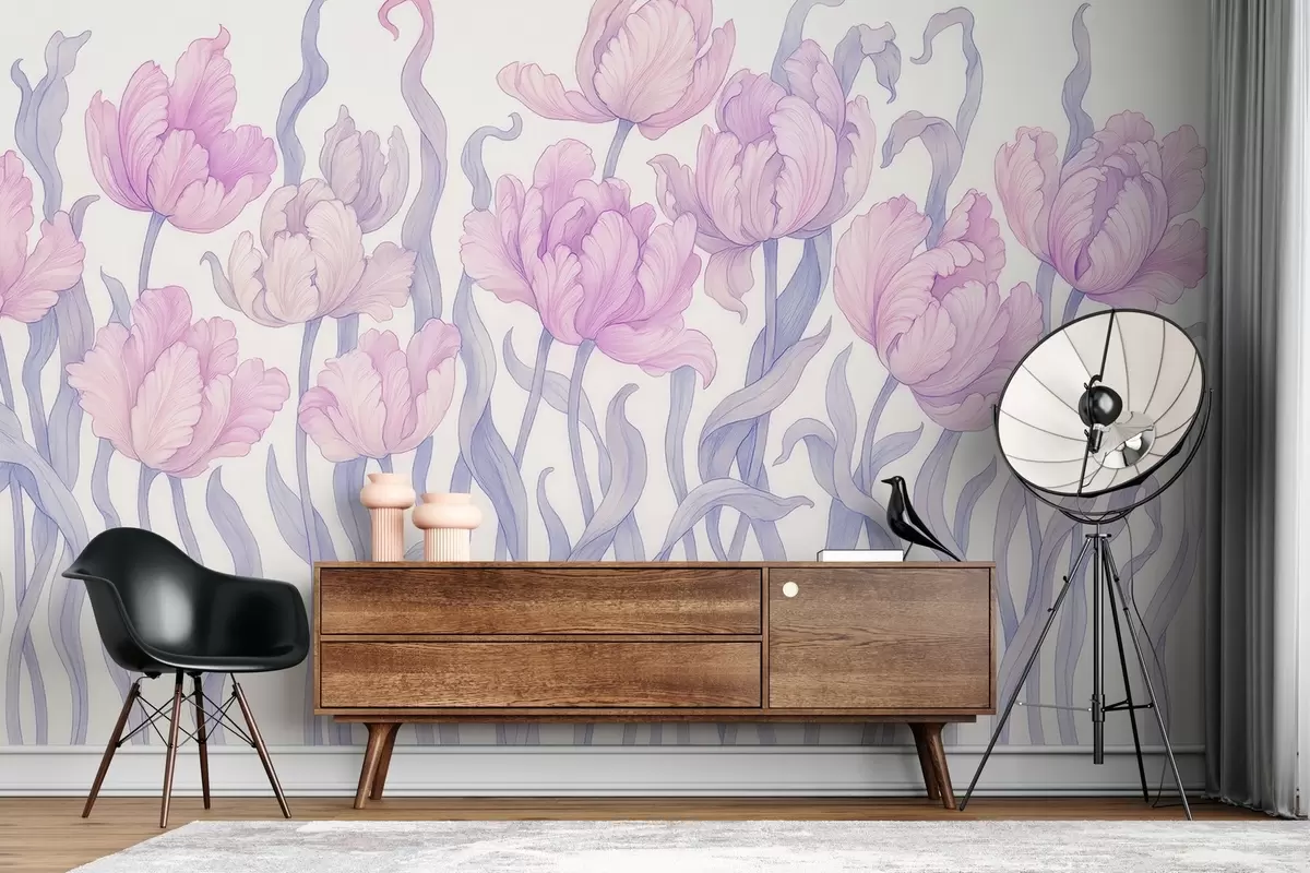 fototapet Lalele delicate și elegante w03817v1