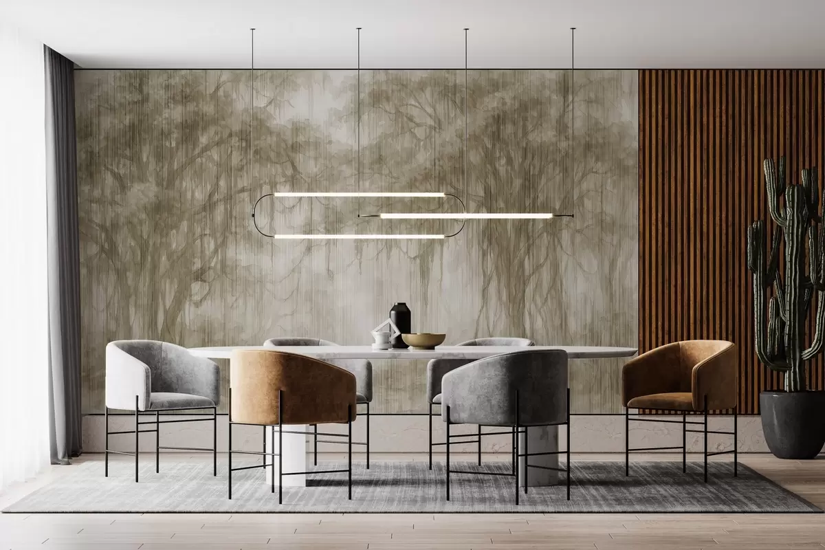 fototapet Arbori abstracți w03819v1