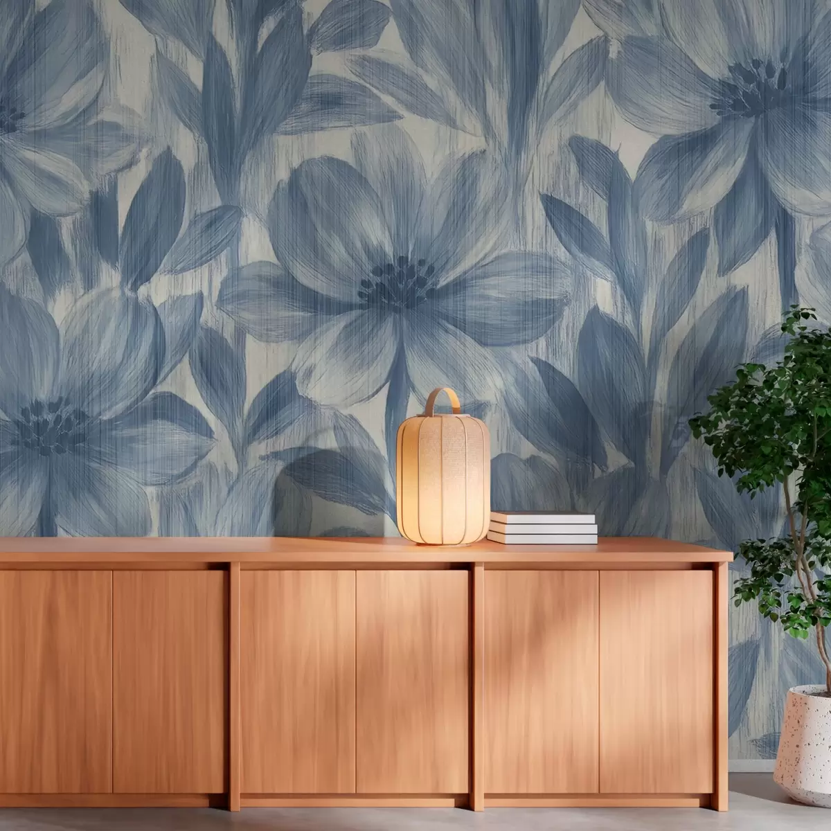 fototapet Flori de acuarelă elegante w03821