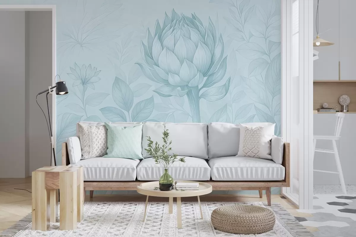 fototapet Un buchet delicat de diverse plante w03825v1