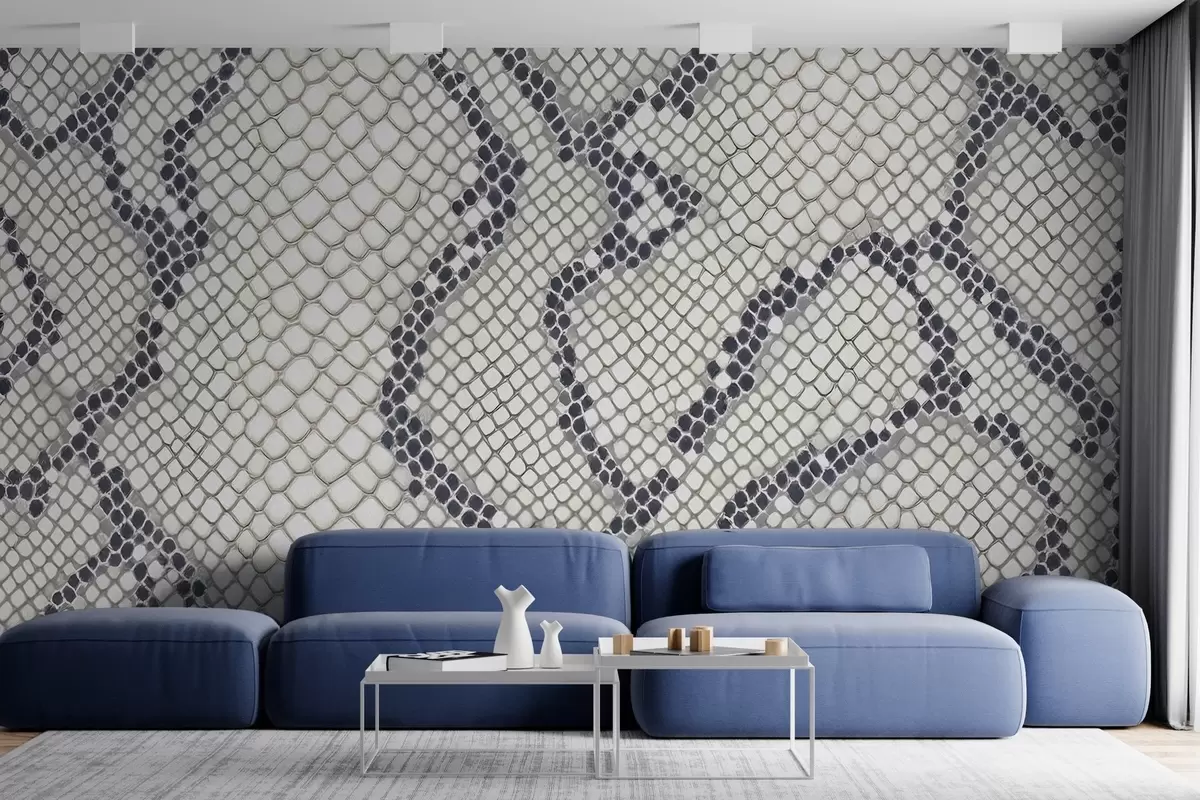 fototapet Imitație de piele de șarpe cu vopsea w03830