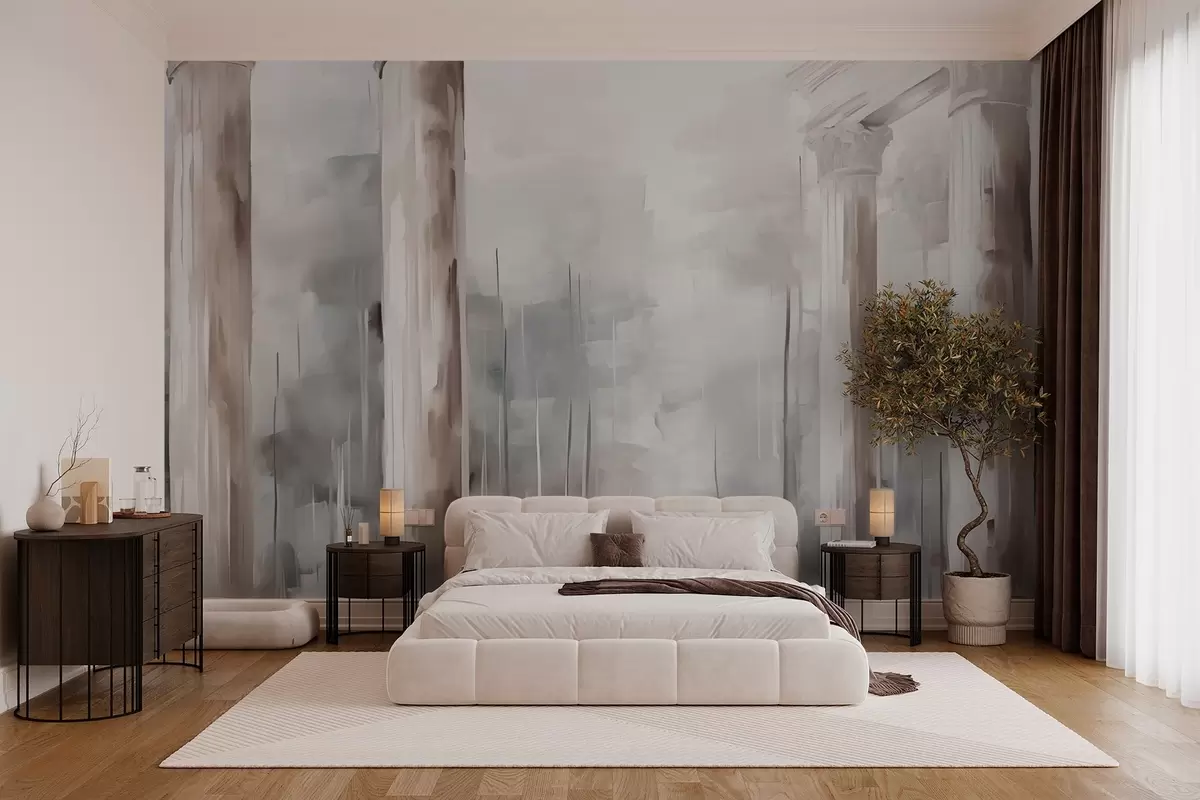 fototapet Coloane abstracte care imită pictura w03844v1