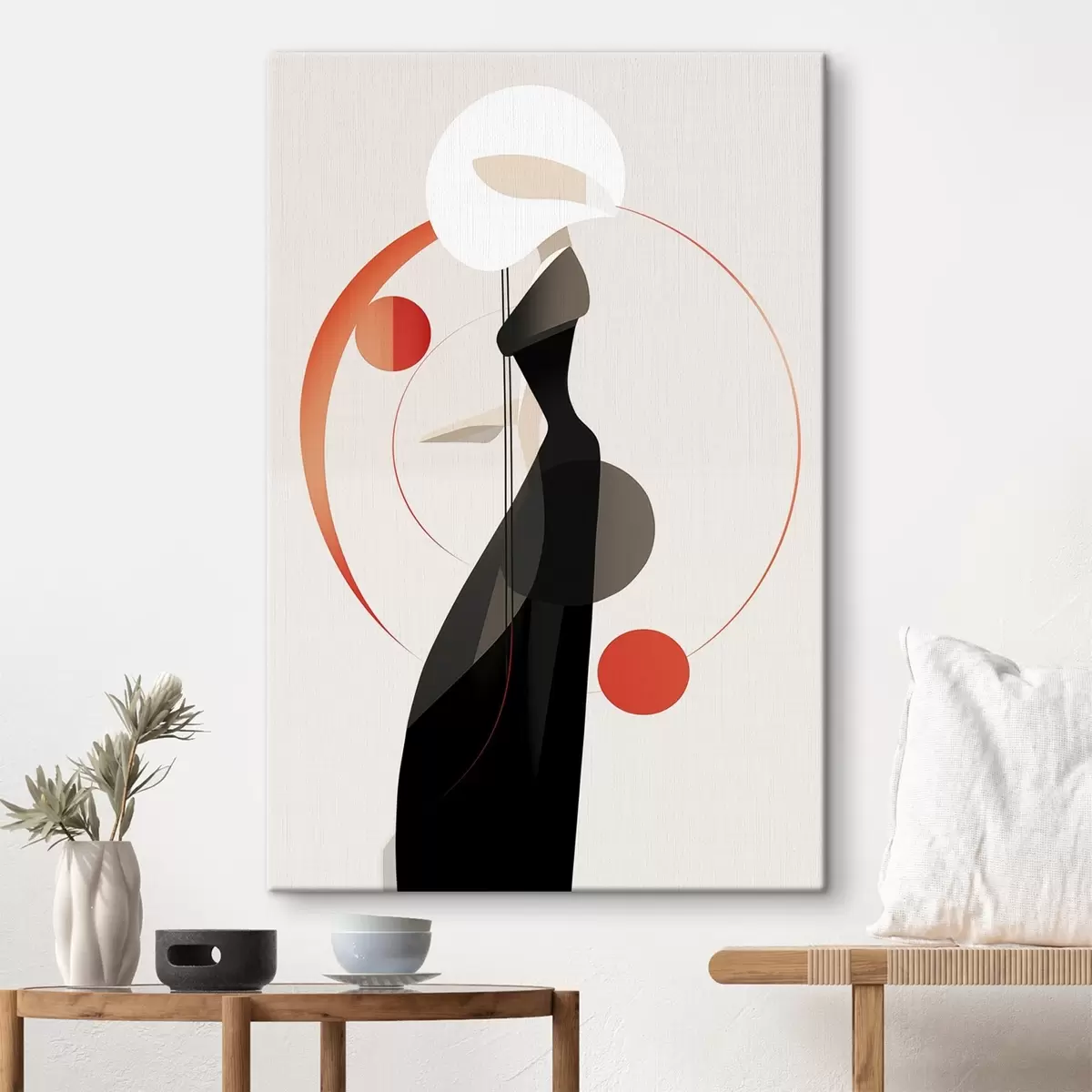 Tablouri Siluetă în dansul luminii s44208