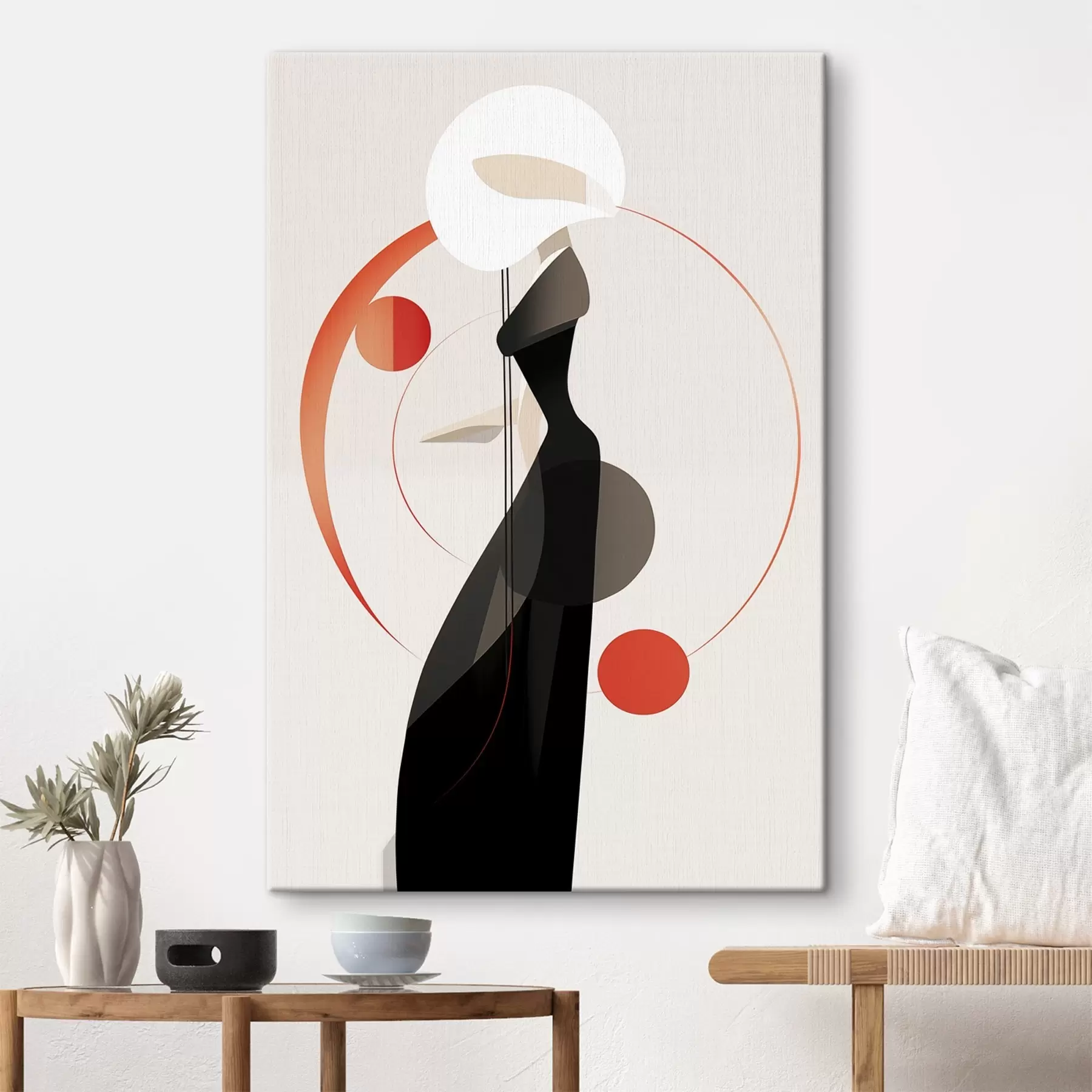 Tablouri Siluetă în dansul luminii s44208