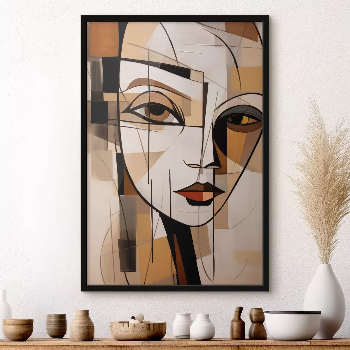 Poster Două fețe ale abstractizării f44201