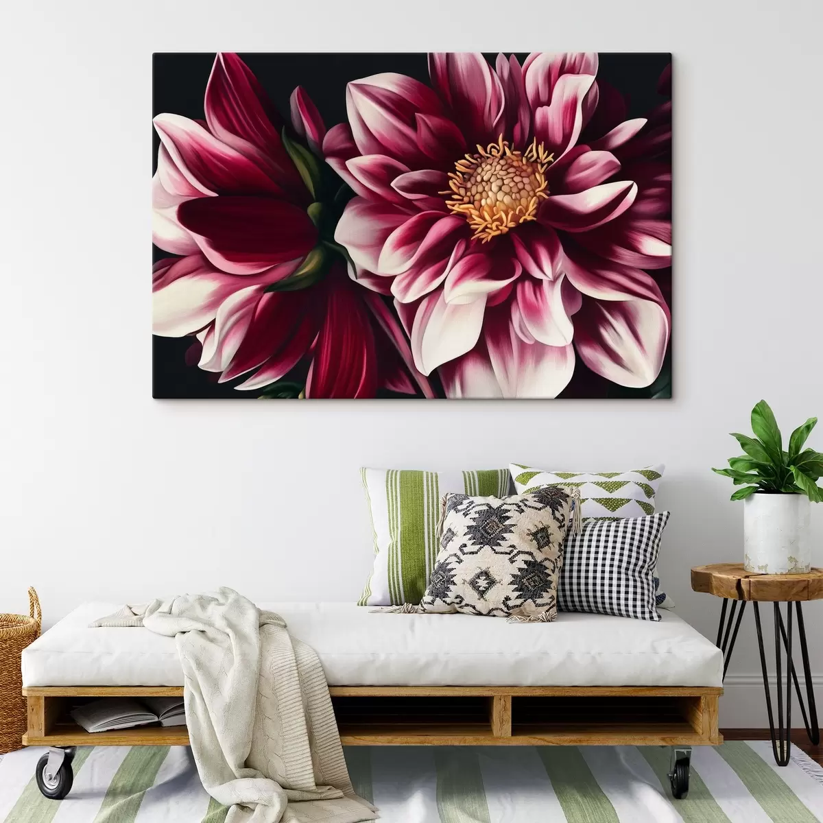 Tablouri Floare mare roz s44215