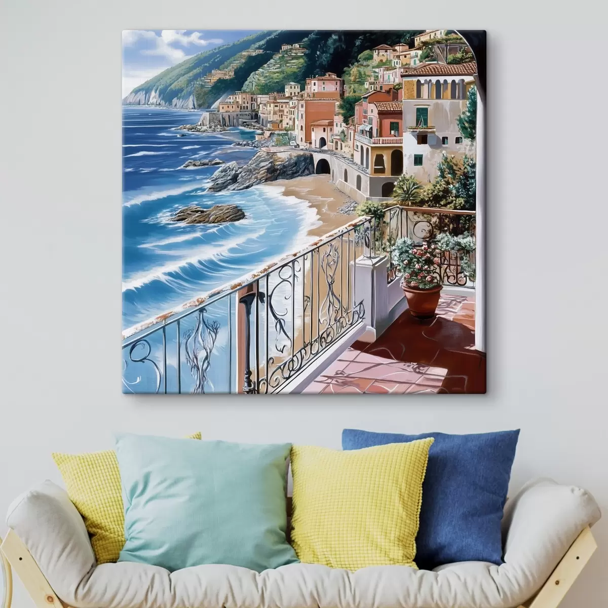 Tablouri Oraș la malul mării s44220