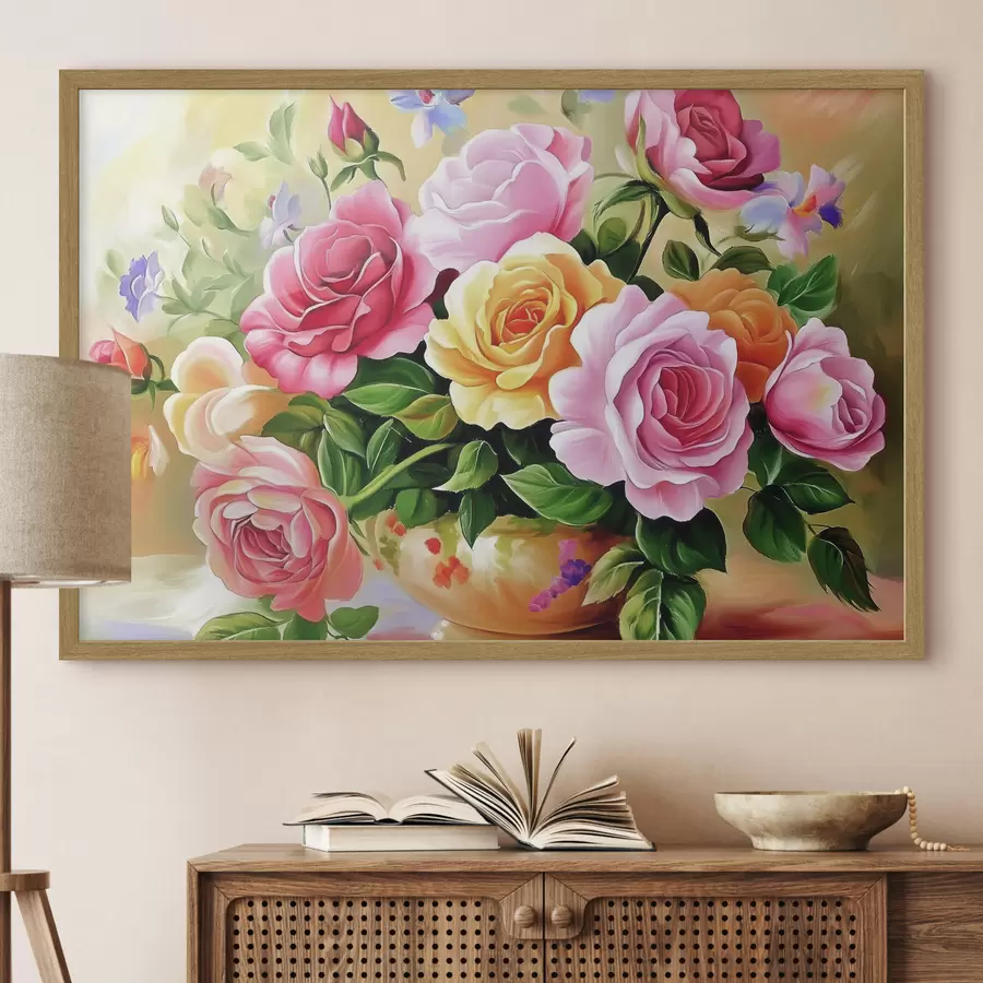 fototapet Buchet luxuriant de flori strălucitoare f44217