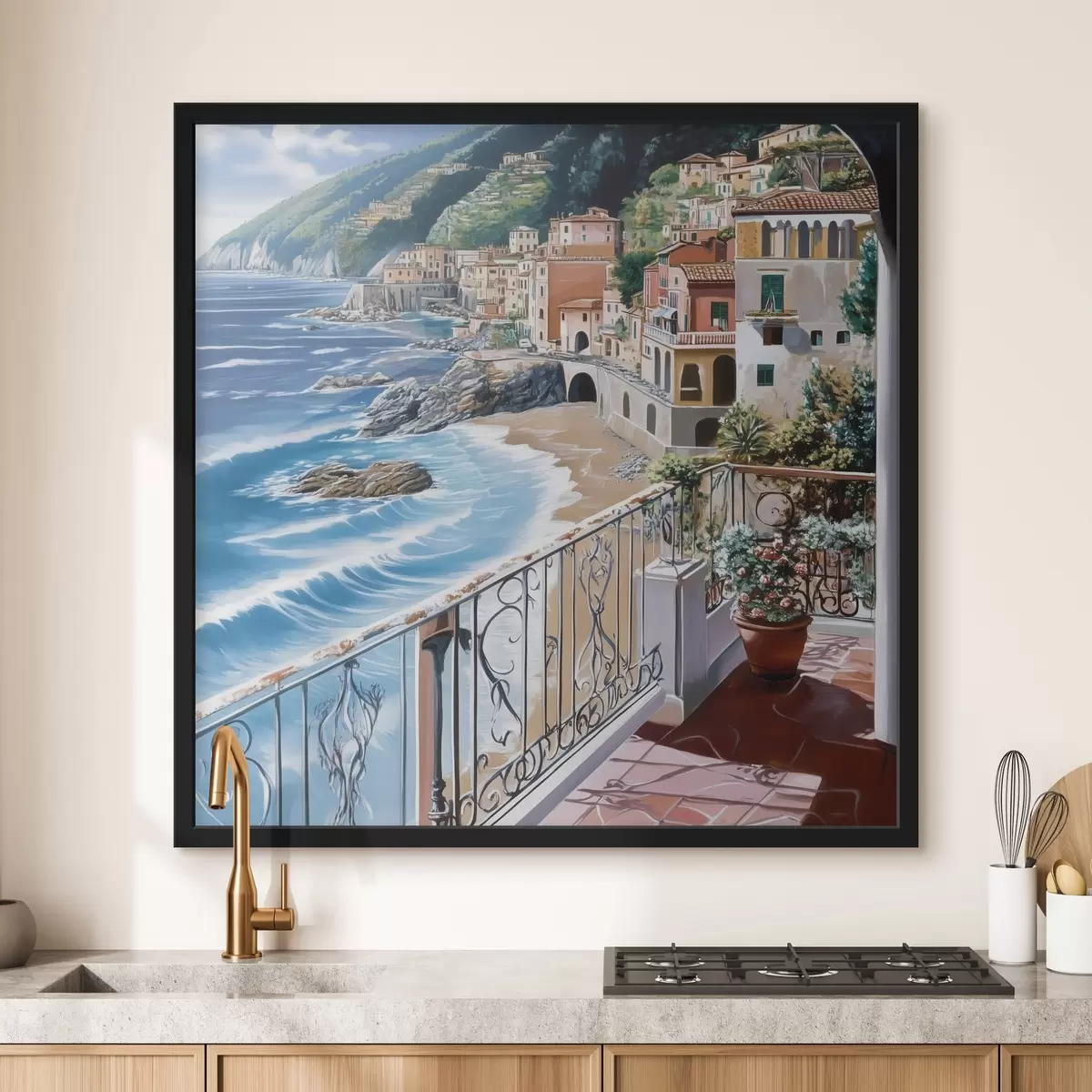 Poster Oraș la malul mării f44220