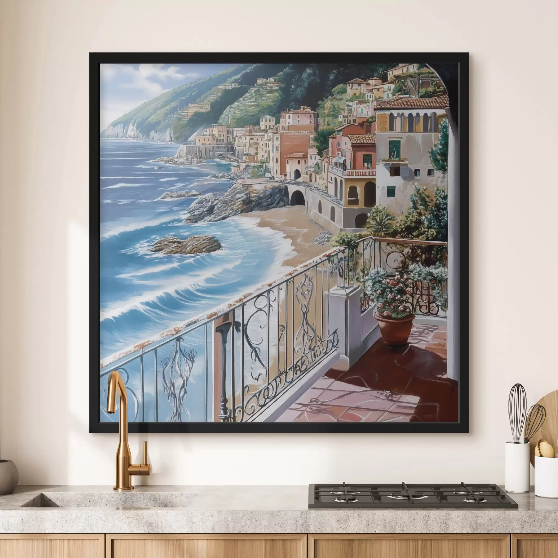 fototapet Oraș la malul mării f44220