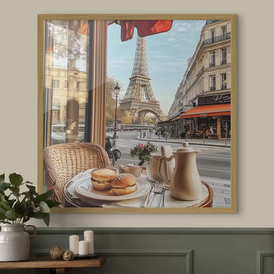 fototapet Mic dejun în Paris f44224