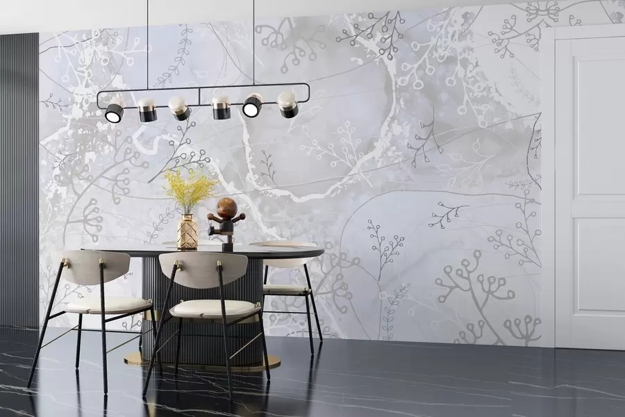 fototapet Design botanic în stil vectorial w03876