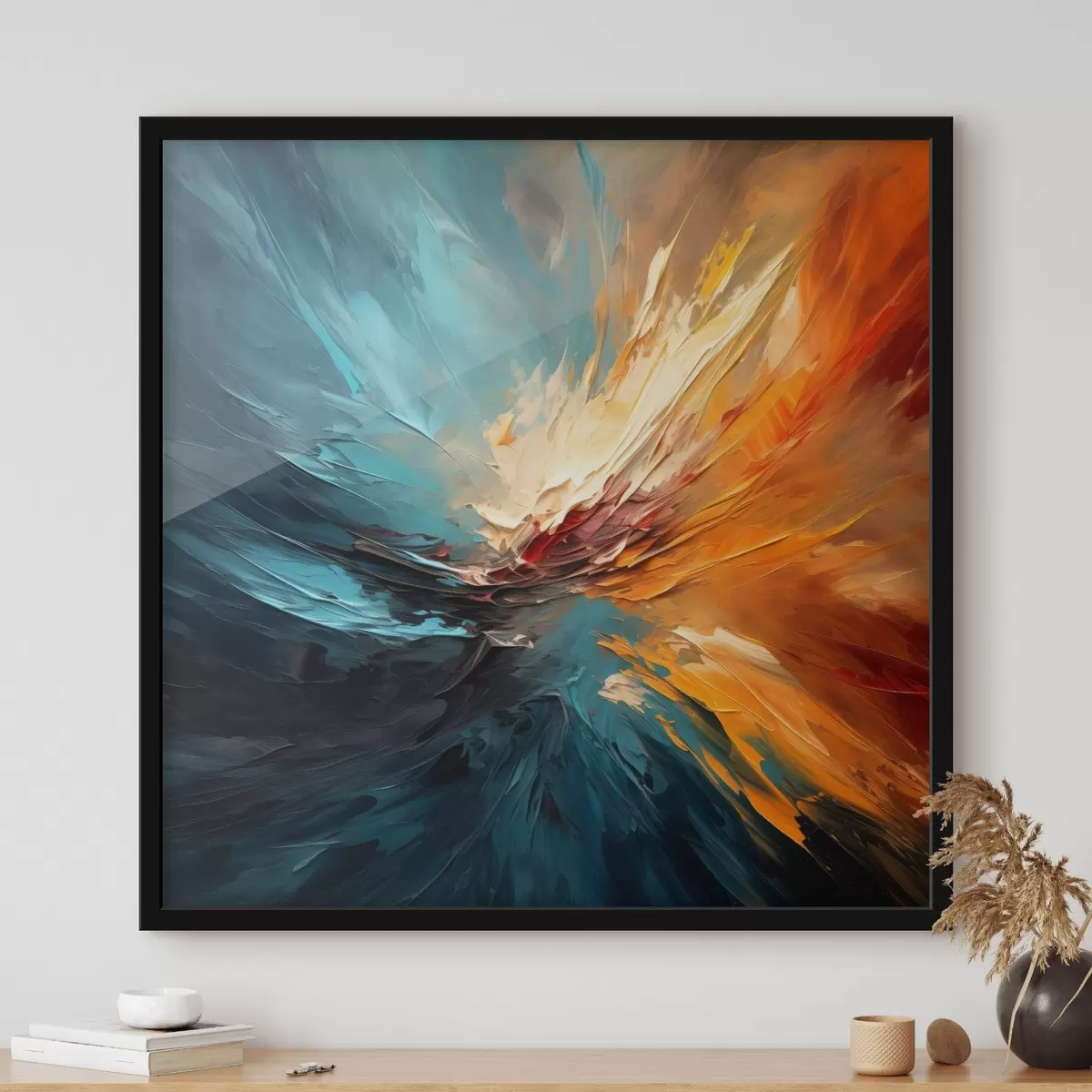 Poster Vârtej abstract de culori f44042