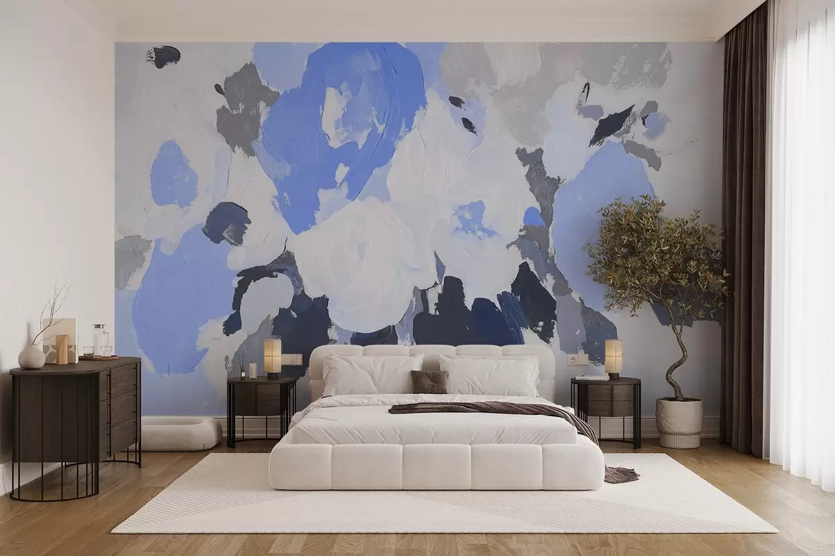 fototapet Flori acrilice abstracte w09070v2