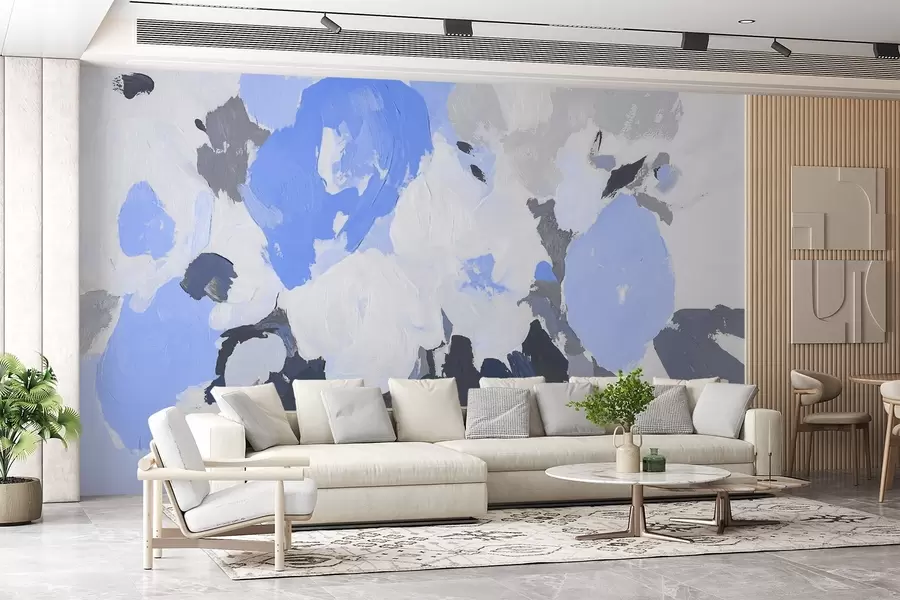 fototapet Flori acrilice abstracte w09070v2