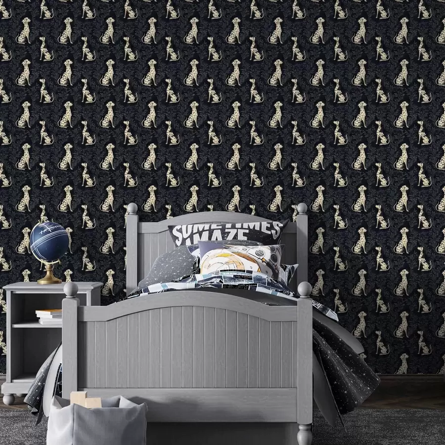 fototapet Dalmațieni pe un fundal întunecat a00121