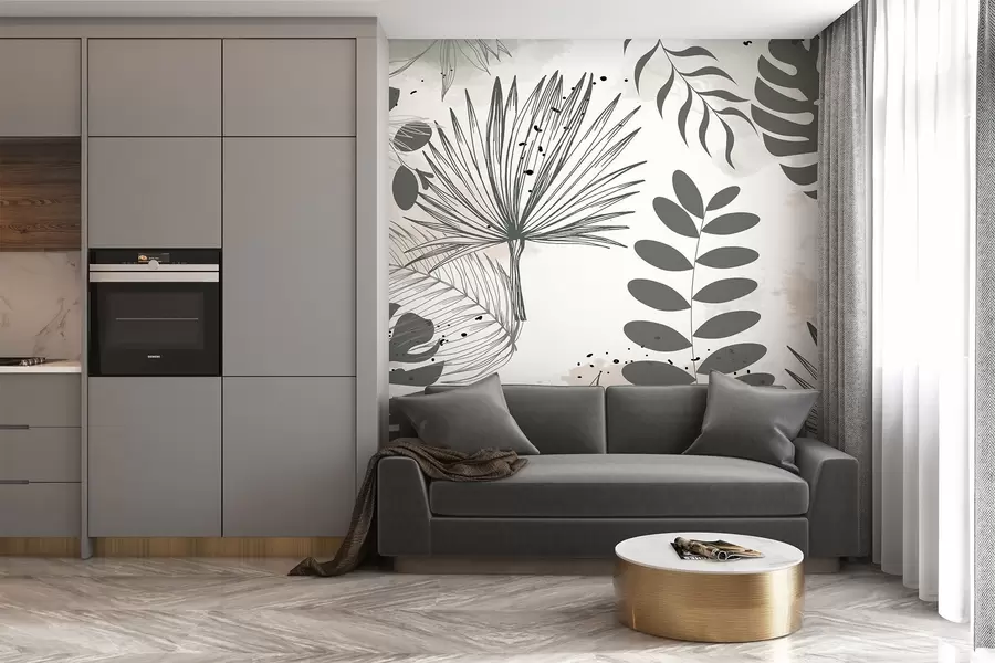 fototapet Frunze tropicale w03886