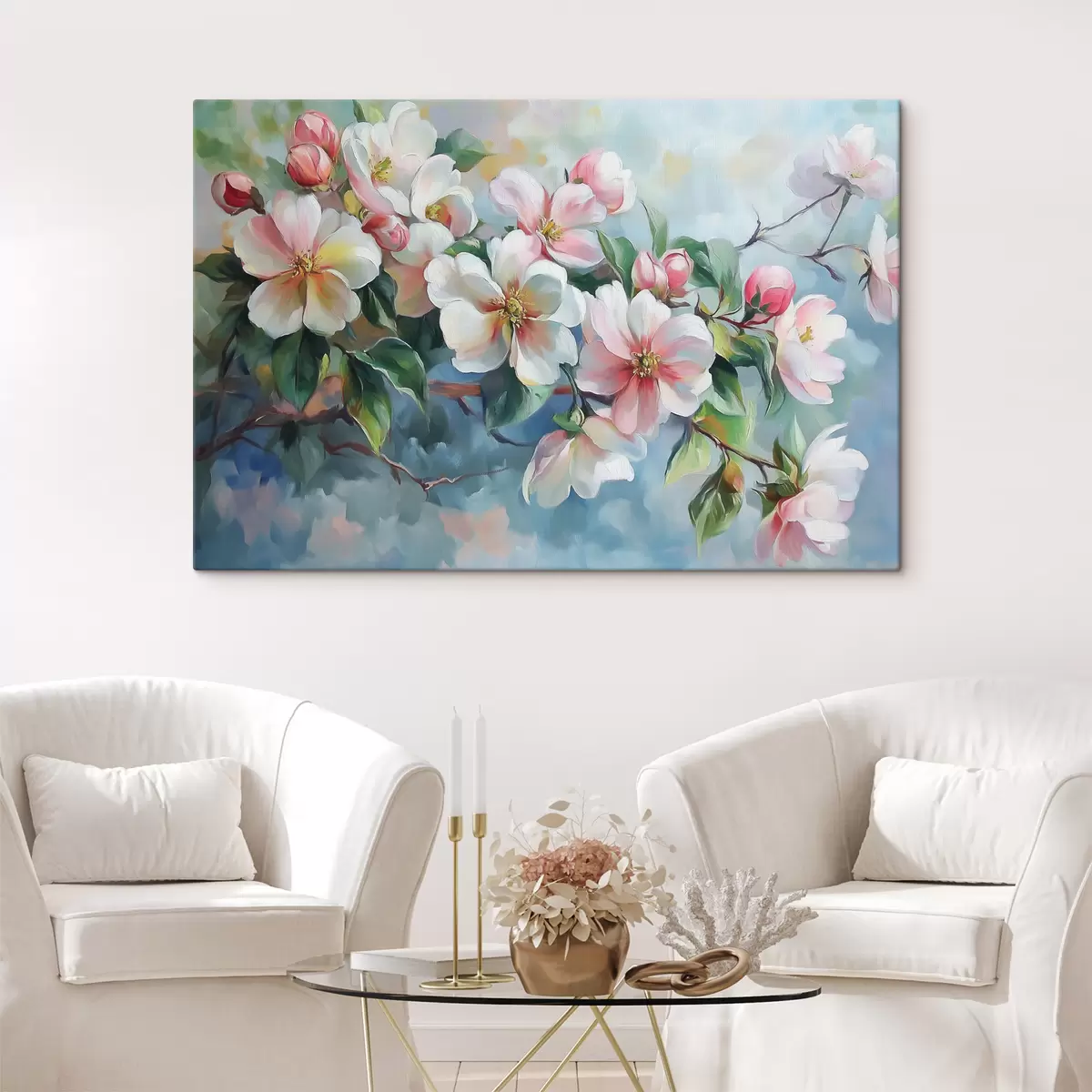 Tablouri Creangă cu flori s44328