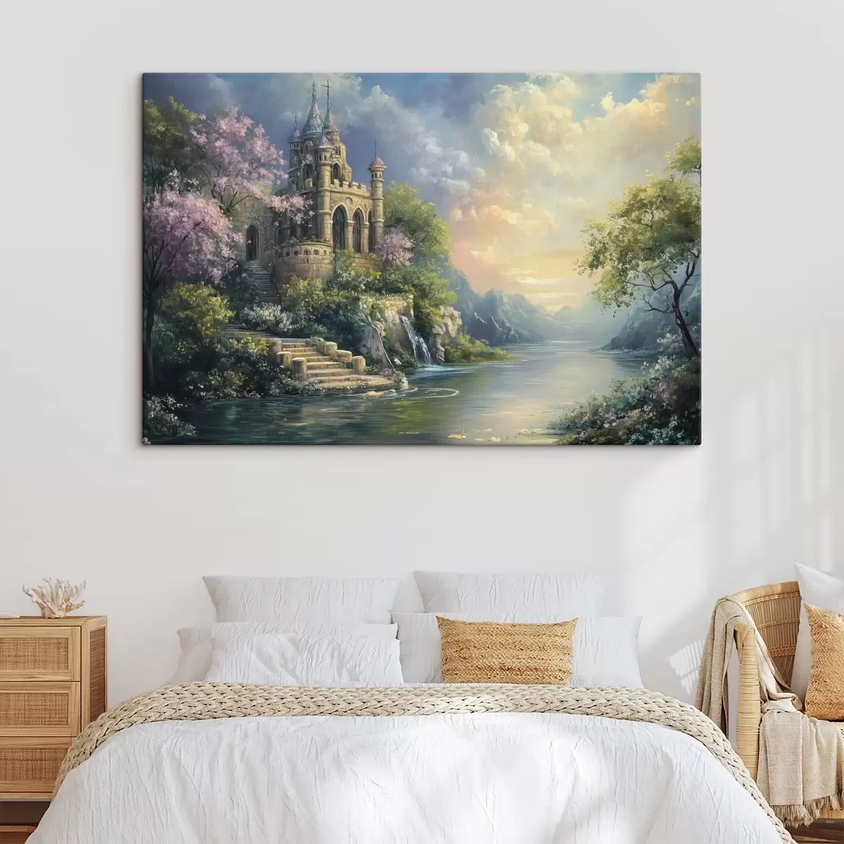 Tablouri Castel pe malul lacului s44329