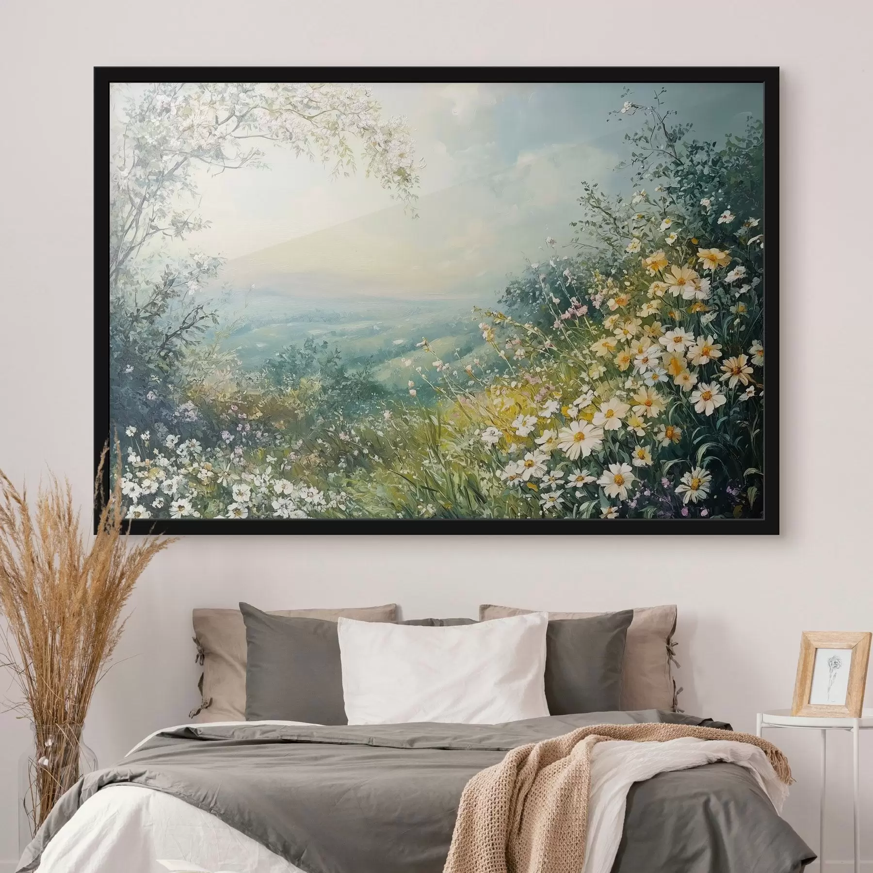 fototapet Câmpuri înflorite în munți f44325