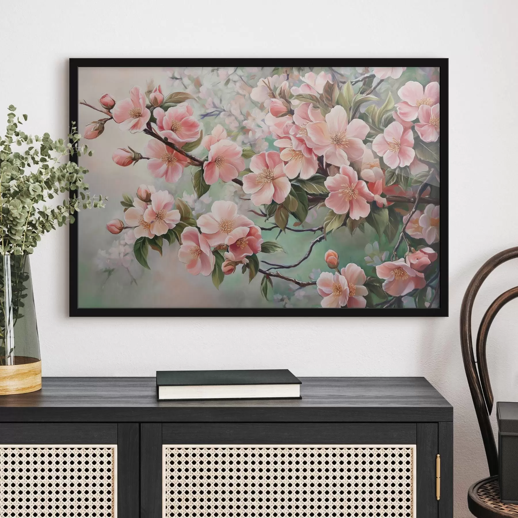 Tablouri Ramuri de copac roz înflorite f44327