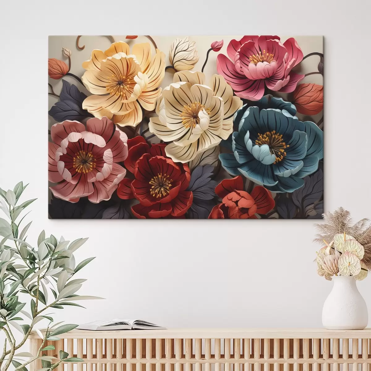 Tablouri Flori strălucitoare s44375