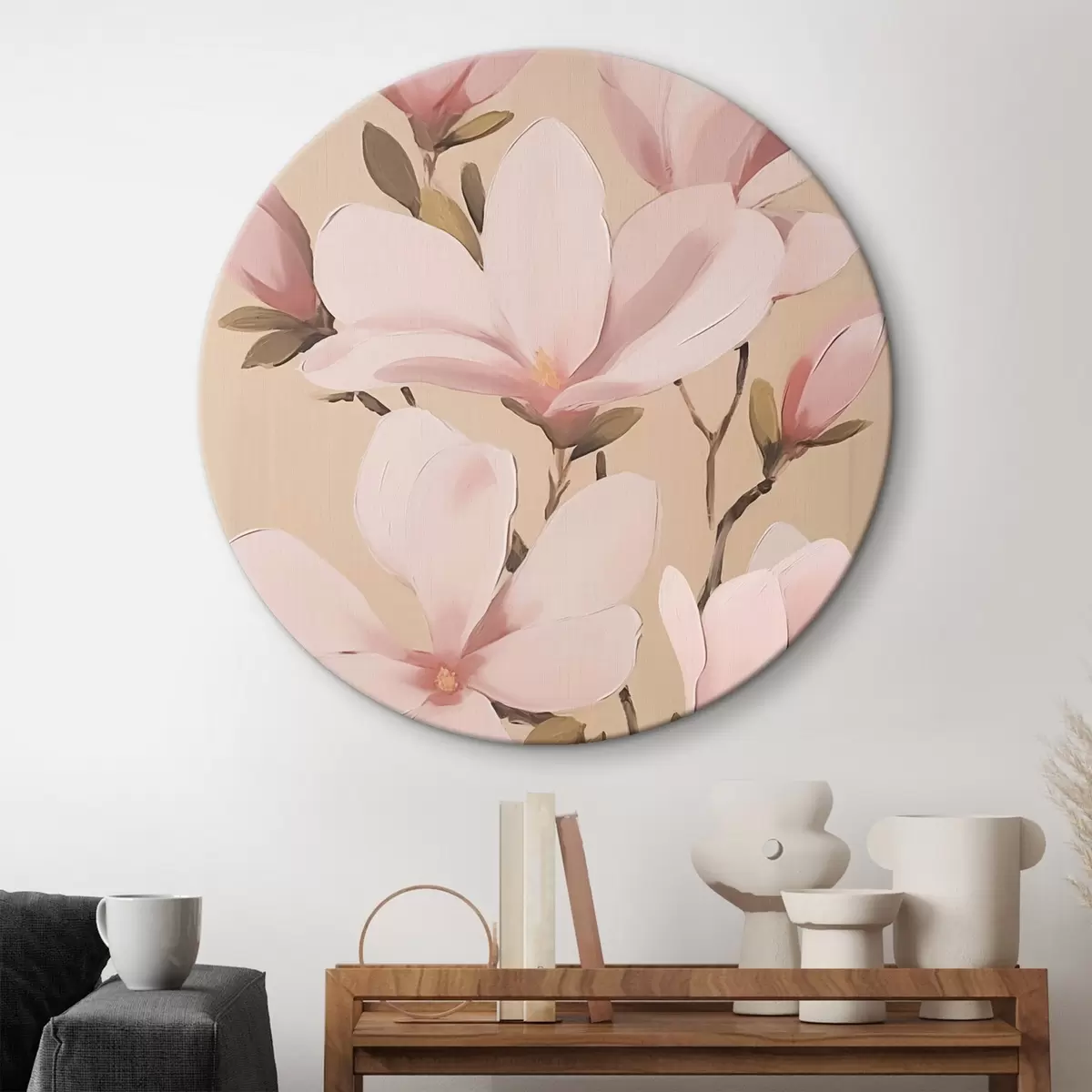 Picturi rotunde Magnolie r44377