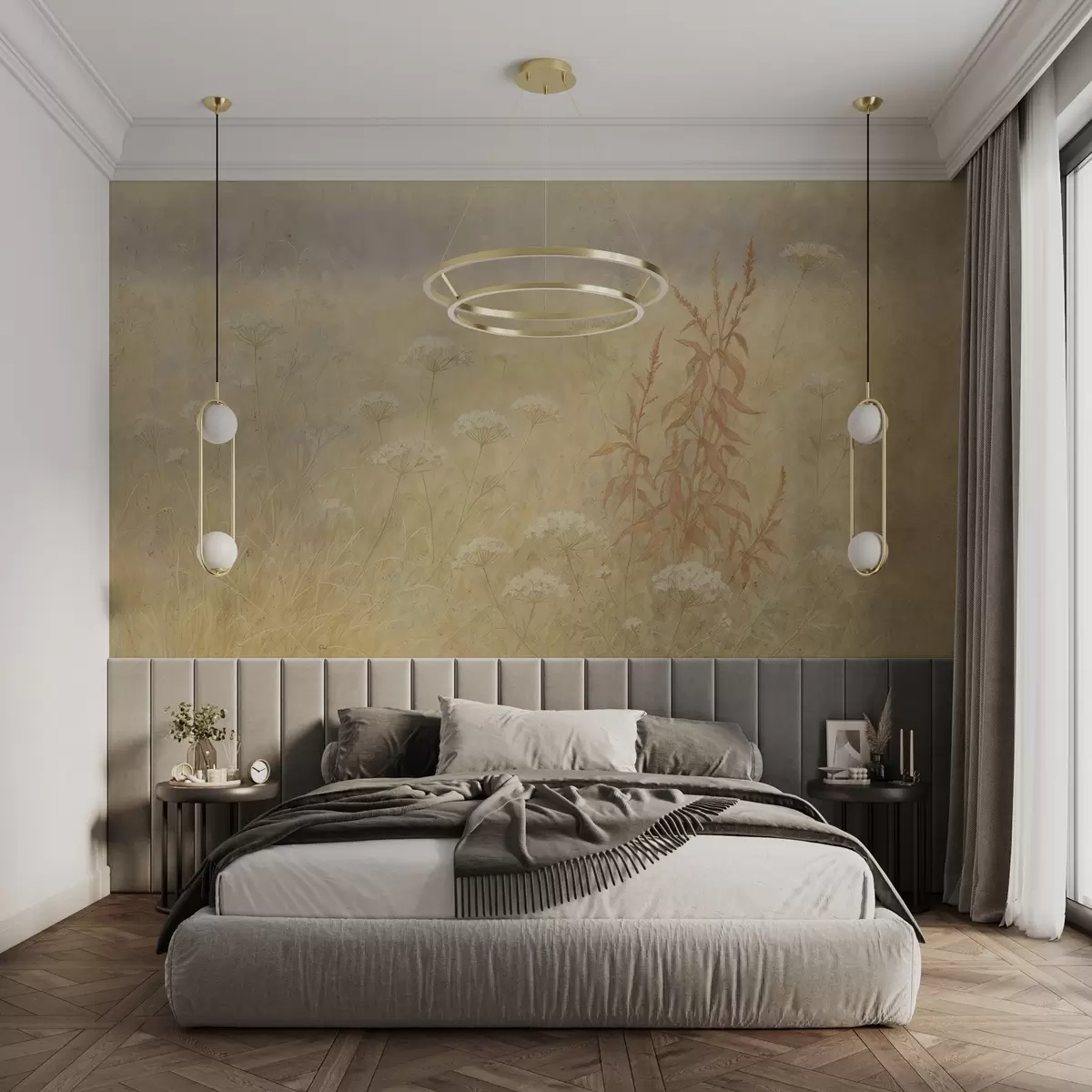 fototapet Câmp de acuarelă w03972