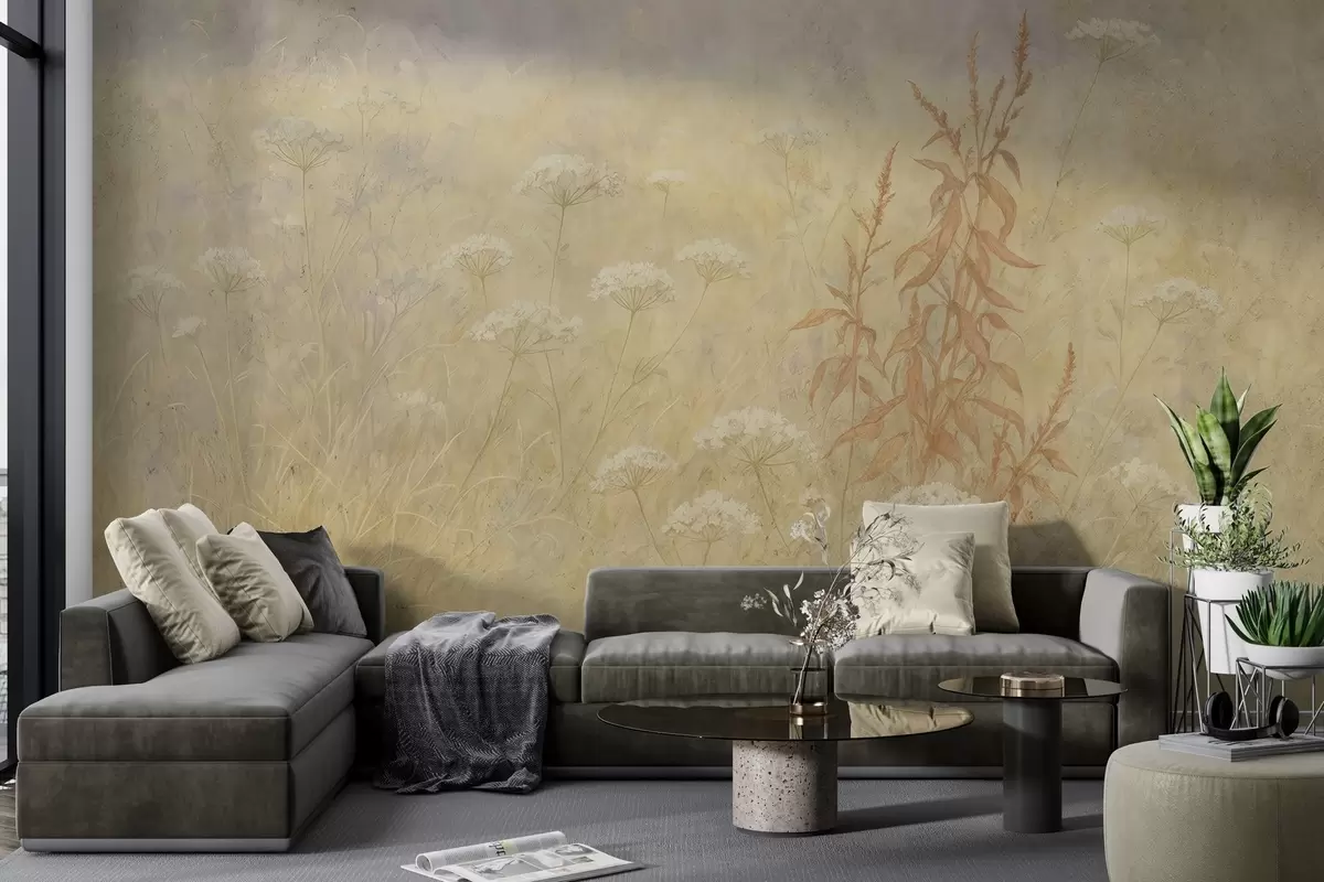 fototapet Câmp de acuarelă w03972