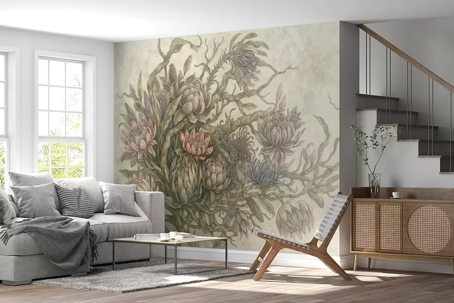 fototapet Flori capricioase w03975