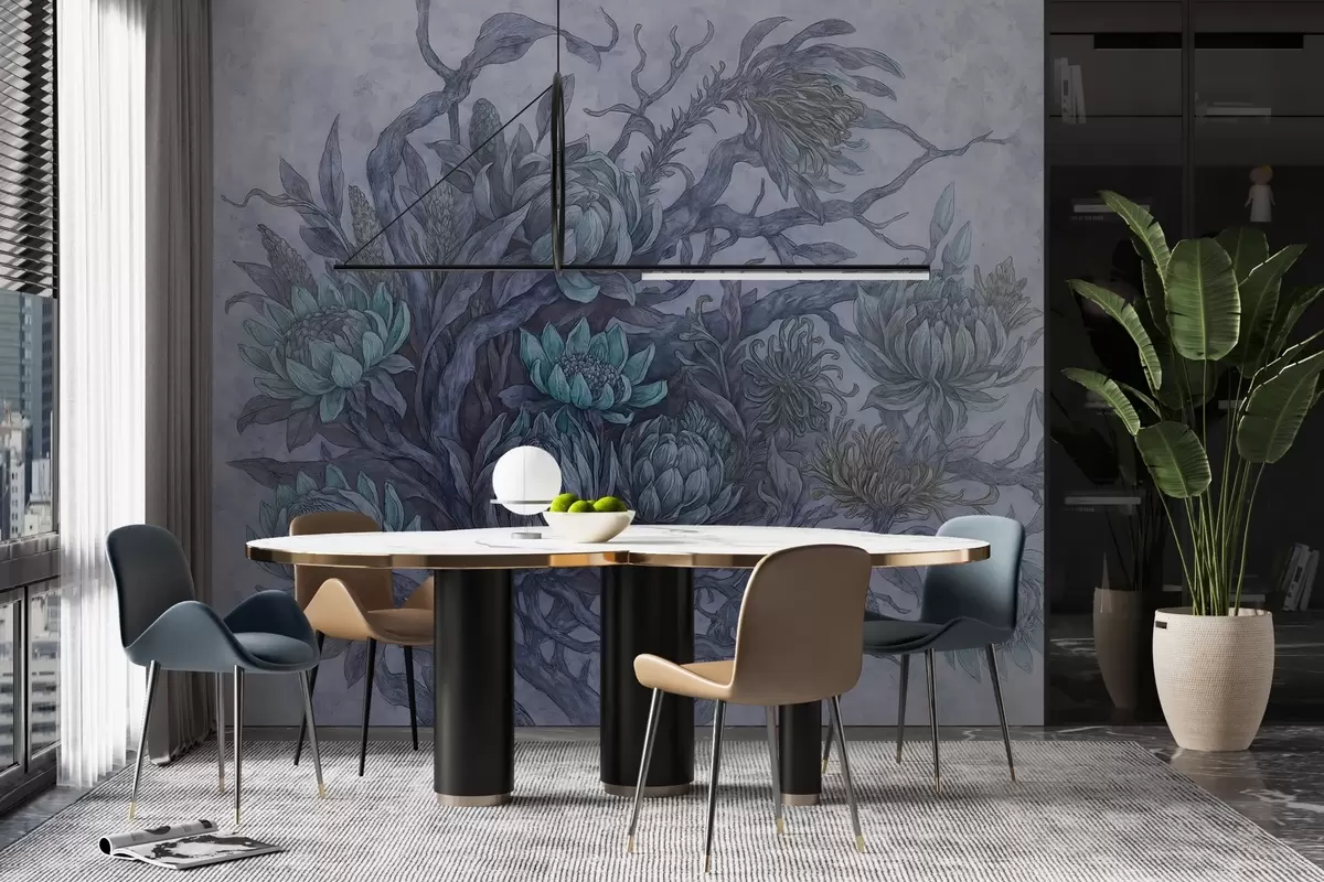 fototapet Flori capricioase w03975v1