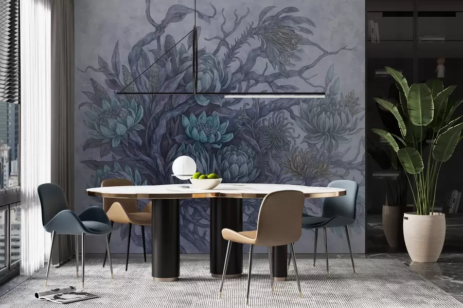 fototapet Flori capricioase w03975v1