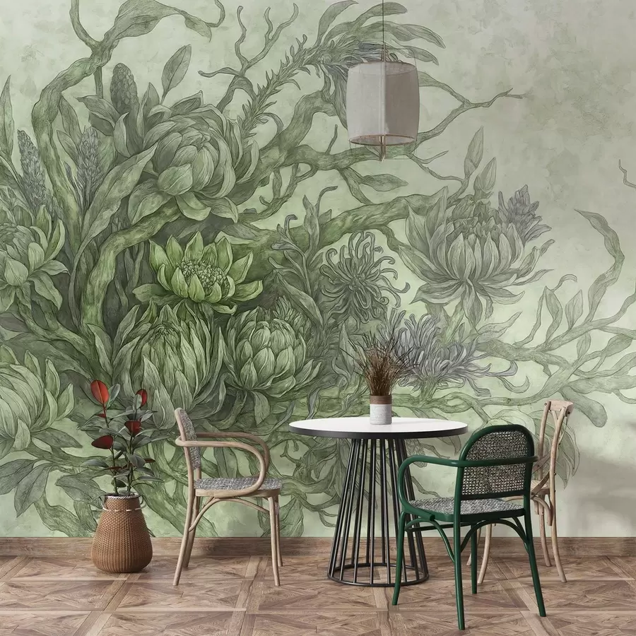 fototapet Flori capricioase w03975v2