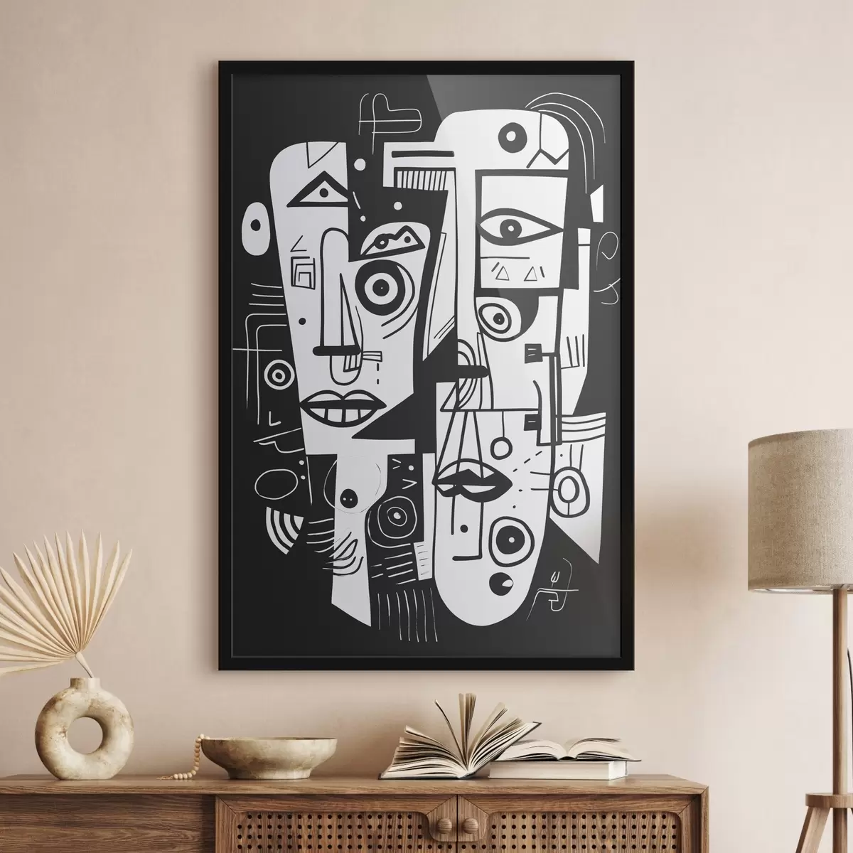 Poster Față abstractă f44275